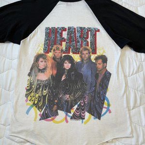 HEART WORLD TOUR 1985-86 VINTAGE T-SIRT